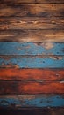 Worn, colorful, aged wood texture exuding rustic charm