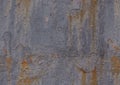 Worn damaged painted metal seamless texture pattern background. Seamless grey grunge texture structure surface with cracks and scr