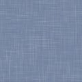 Worn french blue woven linen texture background. Old ecru flax fibre seamless pattern. Organic yarn close up weave