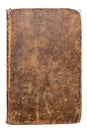 Worn leather book Cover