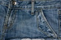Worn old jean Royalty Free Stock Photo
