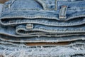 Worn old jean Royalty Free Stock Photo