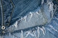 Worn old jean and texture Royalty Free Stock Photo
