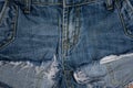 Worn old jean Royalty Free Stock Photo