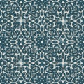 Worn out antique seamless background spiral curve cross kaleidoscope frame Royalty Free Stock Photo