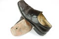 Worn out business shoes Royalty Free Stock Photo