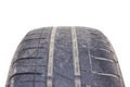 Worn out car tire tread Royalty Free Stock Photo