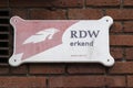Worn Out RDW Erkend Sign At Amsterdam The Netherlands 8-2-2022