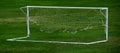 Worn Out Soccer Net on Goal Ratty and Frayed Netting Royalty Free Stock Photo