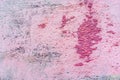 Worn pale pink concrete wall texture background. Textured plaster