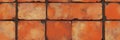 Worn red brick wall with vintage textured surface for architectural background Royalty Free Stock Photo