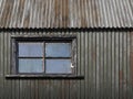 Old metal outbuilding