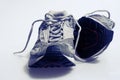 Worn Sneakers Trainers Royalty Free Stock Photo