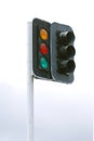 Worn traffic lights