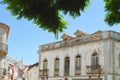 Worn vintage facades downtown Lagos, Algarve, Portugal