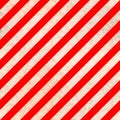 Worn warning sign, white and red stripes with texture, seamless pattern Royalty Free Stock Photo