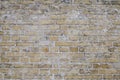 Worn Weathered Dirty Yellow Brick Wall Background