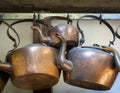 Old Colonial Era Copper Kettles