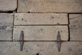 Worn Wood Trap Door Royalty Free Stock Photo