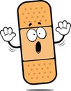 Worried Cartoon Bandage