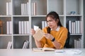 Worried frustrated woman shocked by bad news or rejection reading letter, stressed girl troubled with financial problem Royalty Free Stock Photo