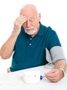 Worried About High Blood Pressure Royalty Free Stock Photo