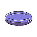 worry stones fidget toy color icon vector illustration