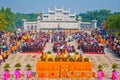 The worship of a Buddism godness Guanyin