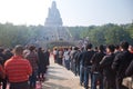 The worship of a Buddism godness Guanyin Royalty Free Stock Photo