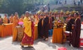 The worship of a Buddism godness Guanyin