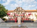 Worship ceremony at the Three Kings Monument