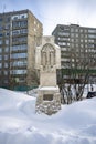 Worship cross. City of Murmansk.