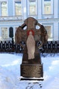 Worship cross in memory of Moscow patron Reverend Euphrasinia