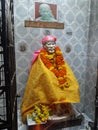 Indian God saibaba temple in mumbai location..