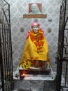 Indian God saibaba temple in mumbai location..