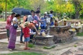 Worship at Reclining Buddha at Wat Lokkayasutharam