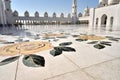 Worship are at the Sheikh Zayed Grand Mosque Royalty Free Stock Photo