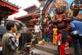 Worship to Kali, the Nepal goddess