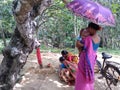 Worship tree in village in tripurar,india