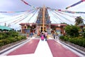 Worshippers at Sri Siva Subramaniya Hindu temple in Nadi Fiji Royalty Free Stock Photo