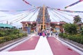 Worshippers at Sri Siva Subramaniya Hindu temple in Nadi Fiji Royalty Free Stock Photo