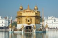 Worshippers visiting famous religious landmark of Punjab - Golden Temple , Amritsar,India