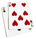 Worst Poker Hand Royalty Free Stock Photo