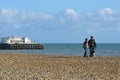 Worthing beach, UK Royalty Free Stock Photo