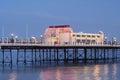 Worthing Pier Amusements early evening Royalty Free Stock Photo