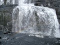 Waterfalls at Worthington Glacier
