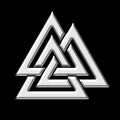 Wotans knot - Valknut - Odin - triangle