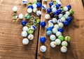 Would you like to play a marble? Colorful colorful marbles, marble and marble paintings, beautiful marble paintings Royalty Free Stock Photo