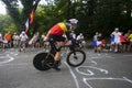 WOUT VAN AERT (JUMBO-VISMA NED) in the time trial stage at Tour de France.