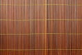 Woven bamboo red Royalty Free Stock Photo